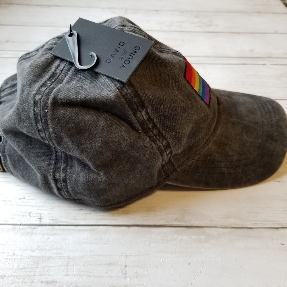 David And Young Pride Rainbow Patch Baseball Cap … - image 4